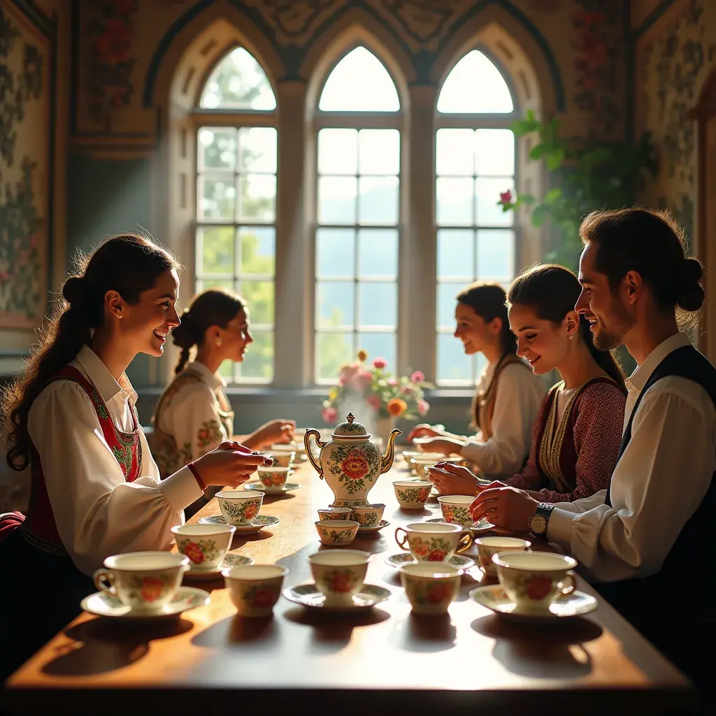 Modern geometric design